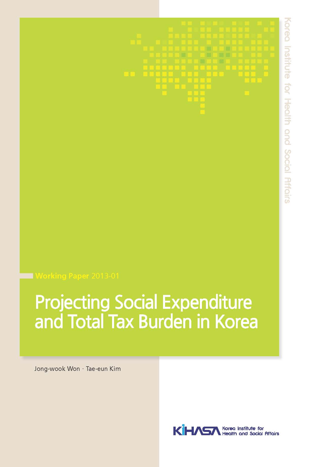 Projecting Social Security Expenditure and Total Tax Burden in Korea
