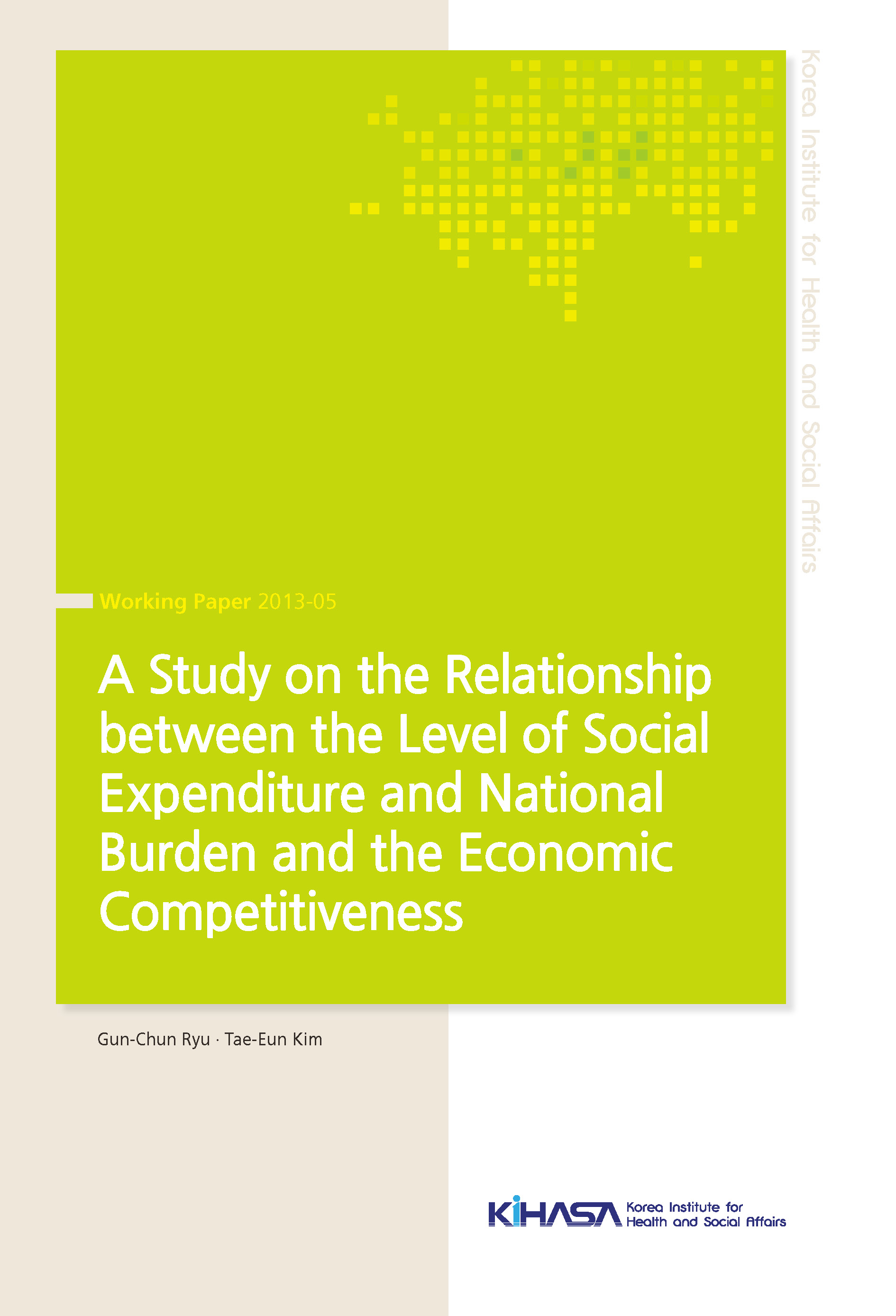 A Study on the Relationship between the Level of Social Expenditure and National Burden and the Economic Competitiveness