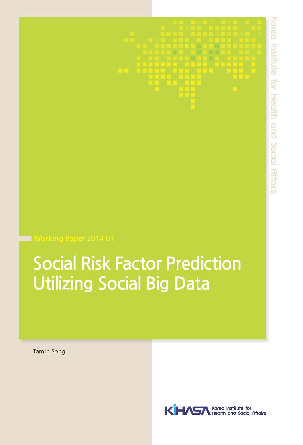 Social Risk Factor Prediction Utilizing Social Big Data