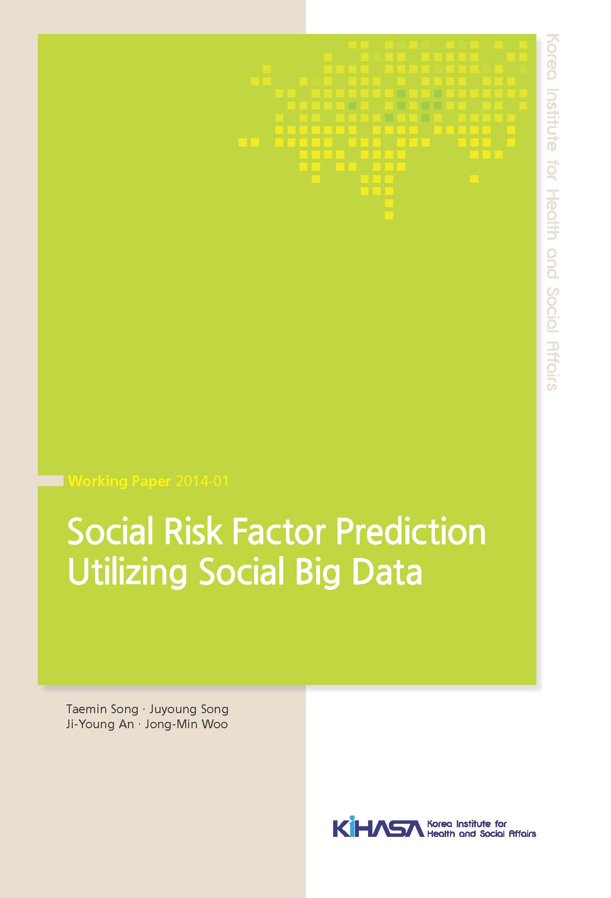 Social Risk Factor Prediction Utilizing Social Big Data 