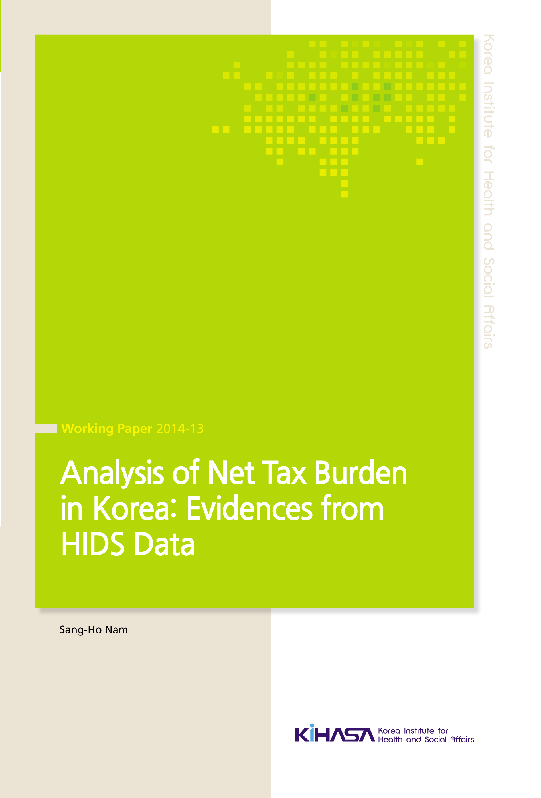 Analysis of Net Tax Burden in Korea: Evidences from HIDS Data