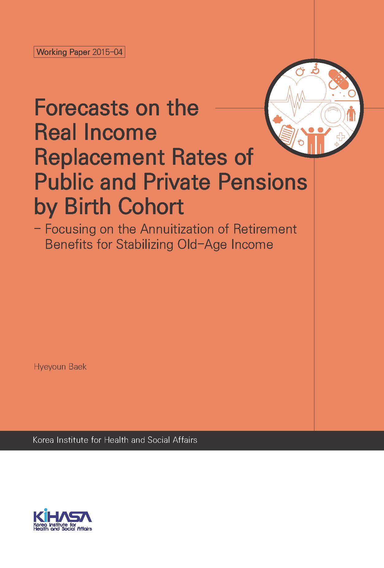 Forecasts on the Real Income Replacement Rates of Public and Private Pensions by Birth Cohort