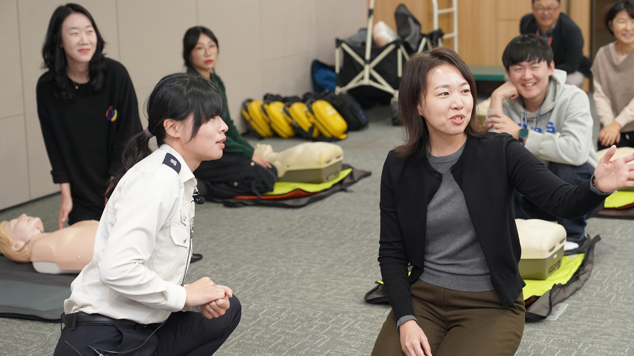 심폐소생술 단체 교육-6