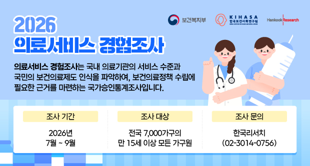 2026년 의료서비스 경험조사
