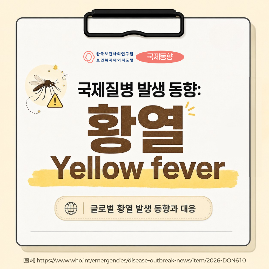 국제 질병 발생 동향: 황열